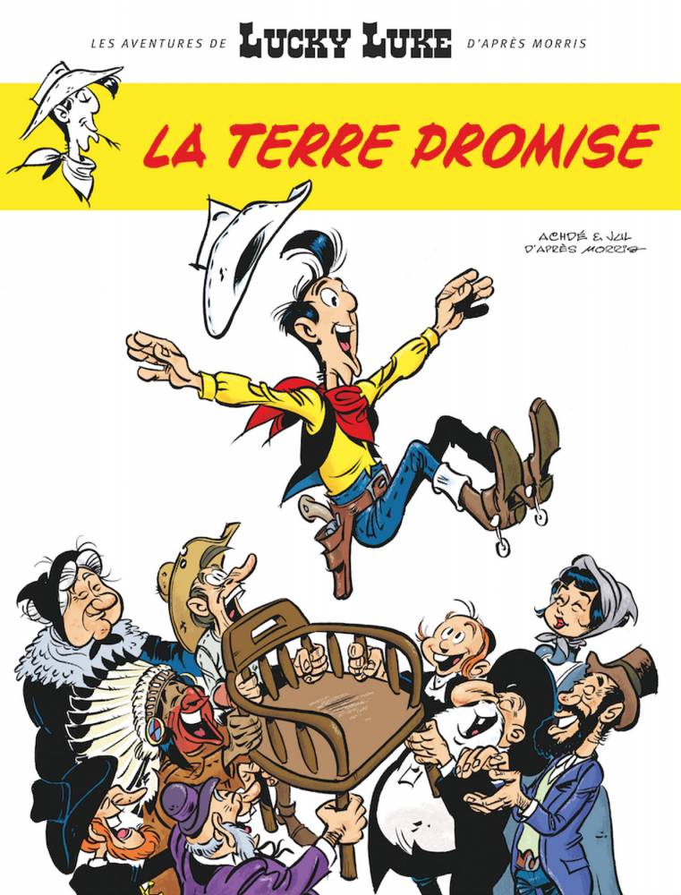 La terre promise Lucky Comics Jul et Achdé couverture