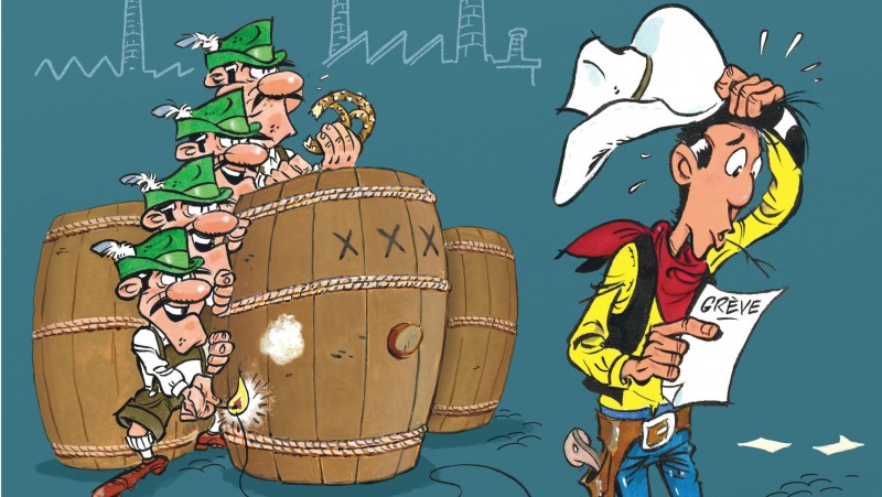Un cow-boy sous pression Lucky Comics Jul et Achdé