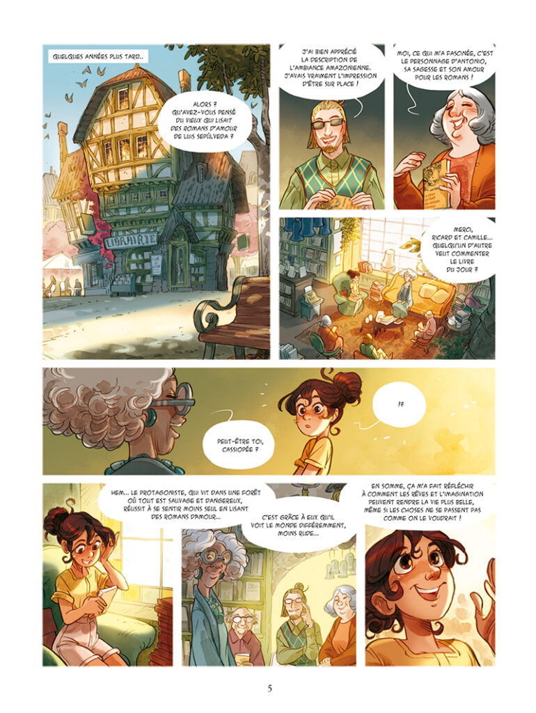 Les soeurs Grémillet tome 7 Le dragon d'or Dupuis planche 5