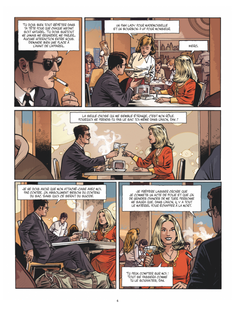 Le dernier vol de Dan Cooper Glénat planche 6