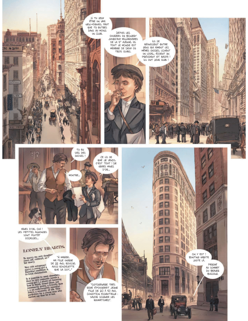 Ange Leca Monstres américains Grand Angle planche 