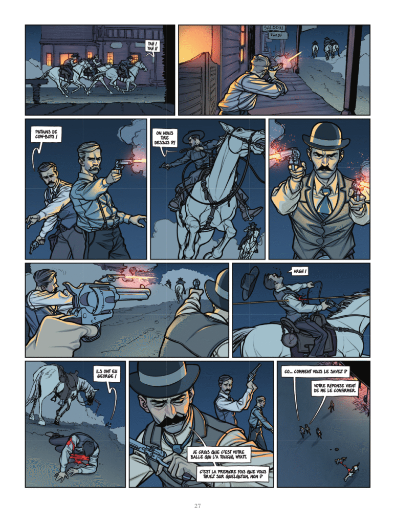 La véritable histoire du Far West - O.K. Corral Glénat planche 27