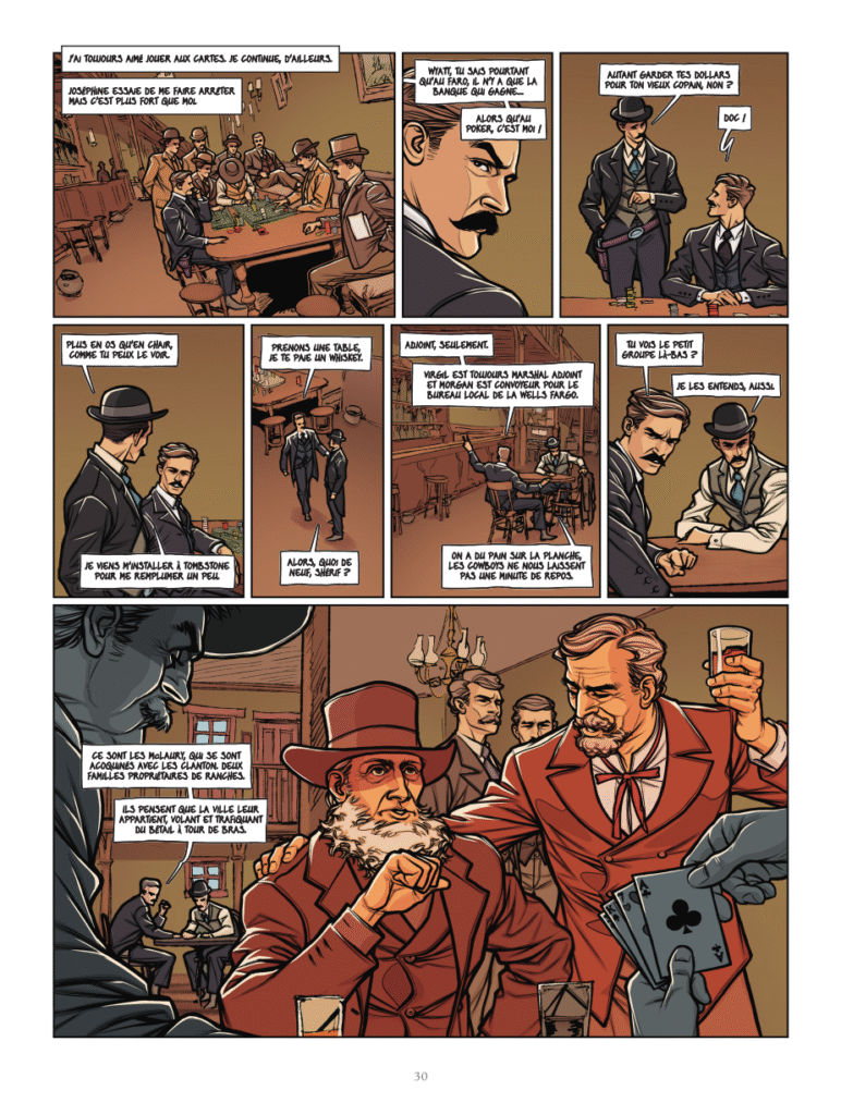 La véritable histoire du Far West - O.K. Corral Glénat planche 30