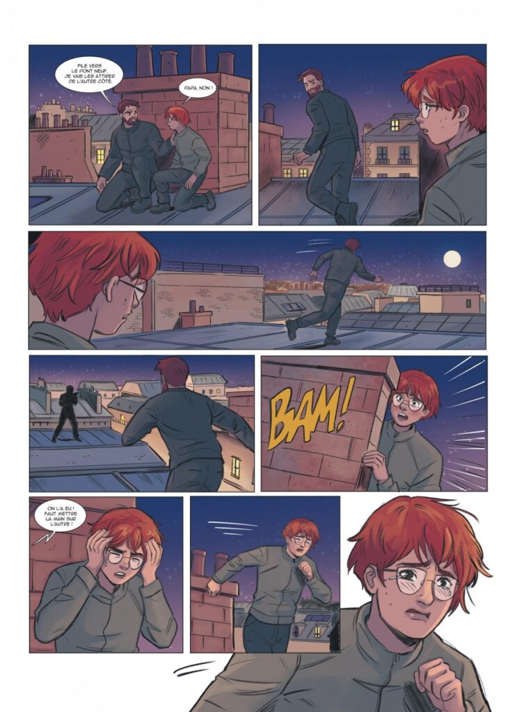 Planche de Cassiopée avec couleurs d'Hélia Paillat