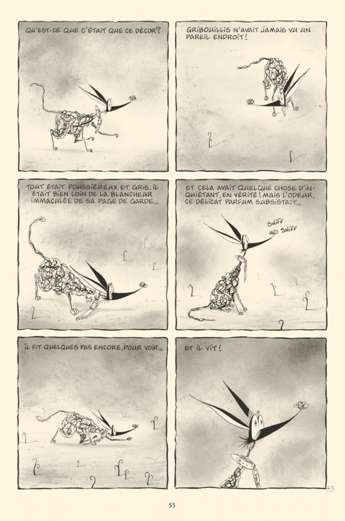 Les incroyables aventures de Gribouillis Delcourt Turf p55