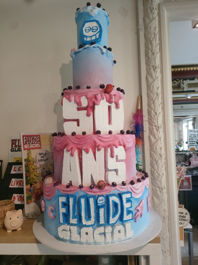 Le gâteau des 50 ans de Fluide Glacial