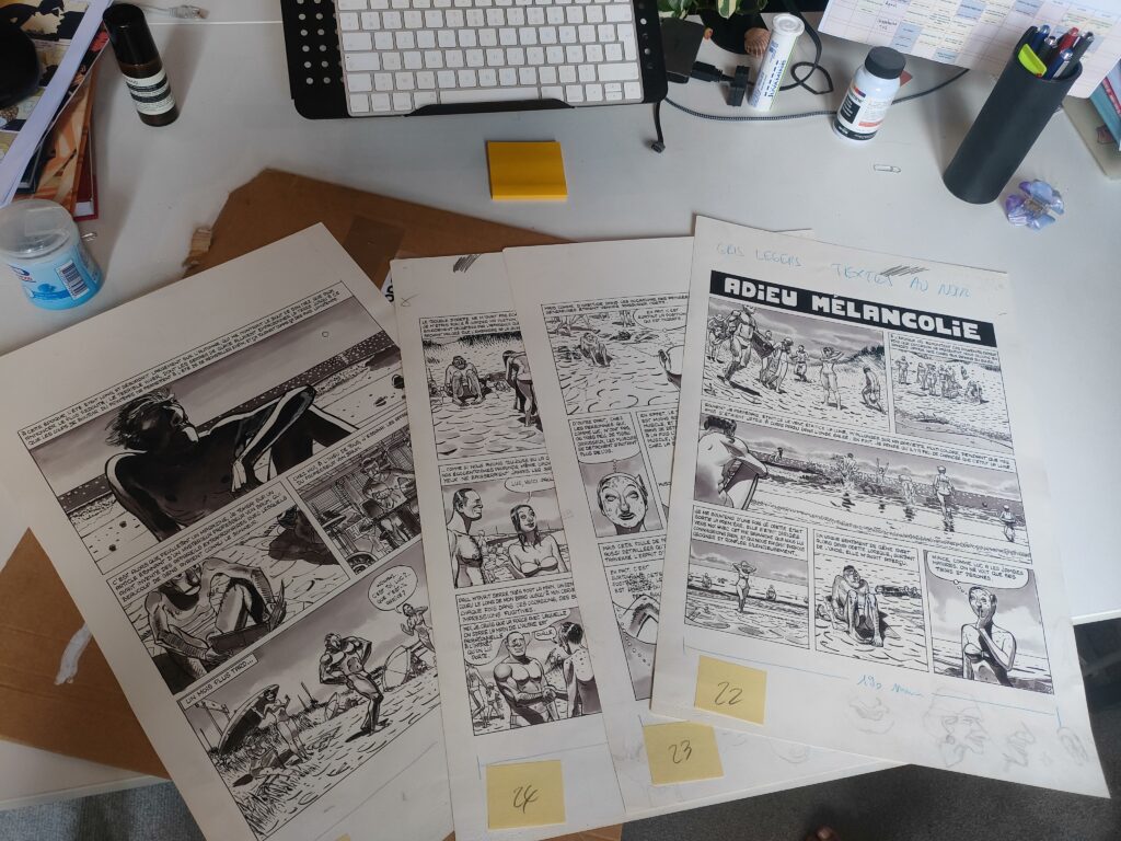 Planches originales de Goossens