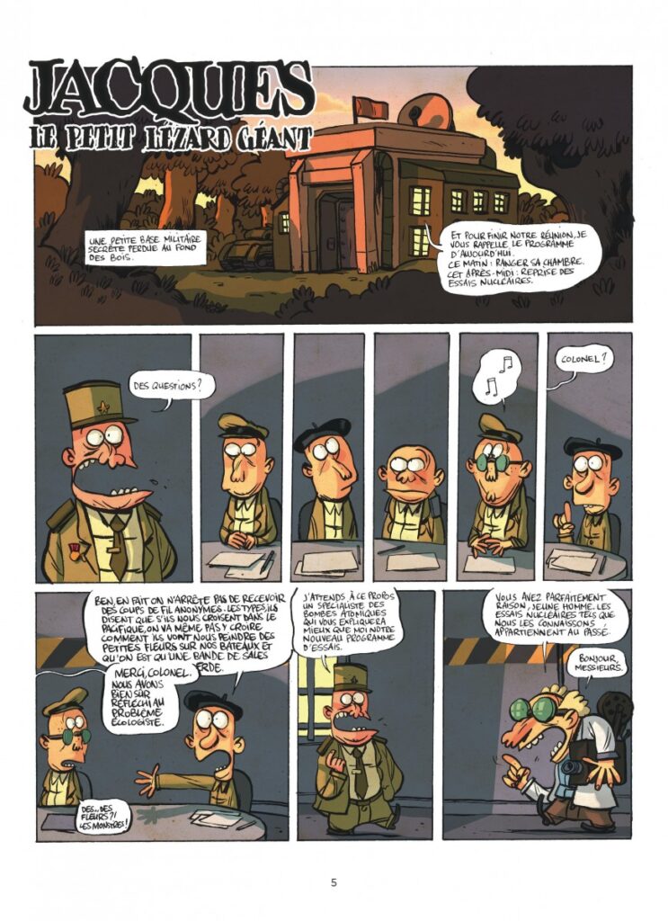 Jacques le petit lézard géant Dupuis planche 5