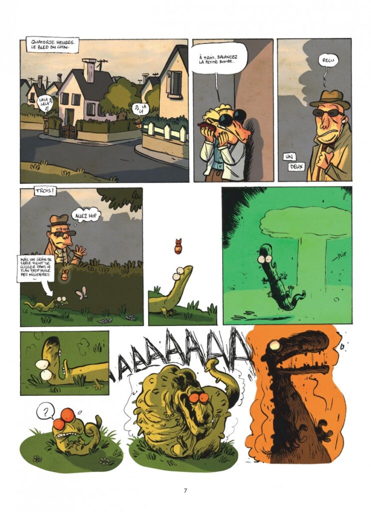 Jacques le petit lézard géant Dupuis planche 7