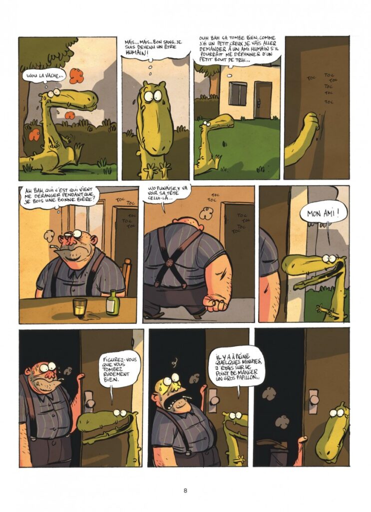 Jacques le petit lézard géant Dupuis planche 8
