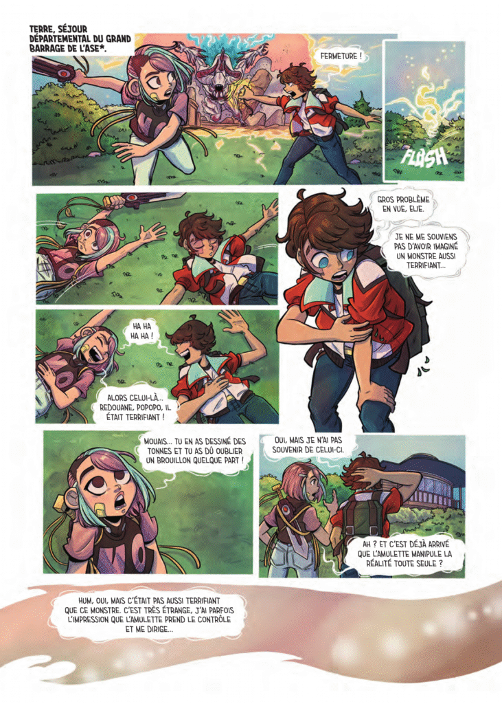 Les Porteurs d'Artefacts tome 2 Albin Michel planche