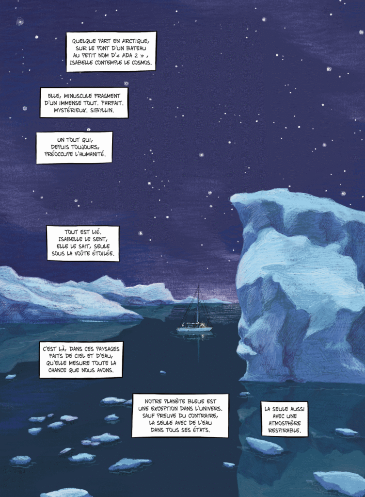 Une bouteille à la mer Futuropolis/Stock planche