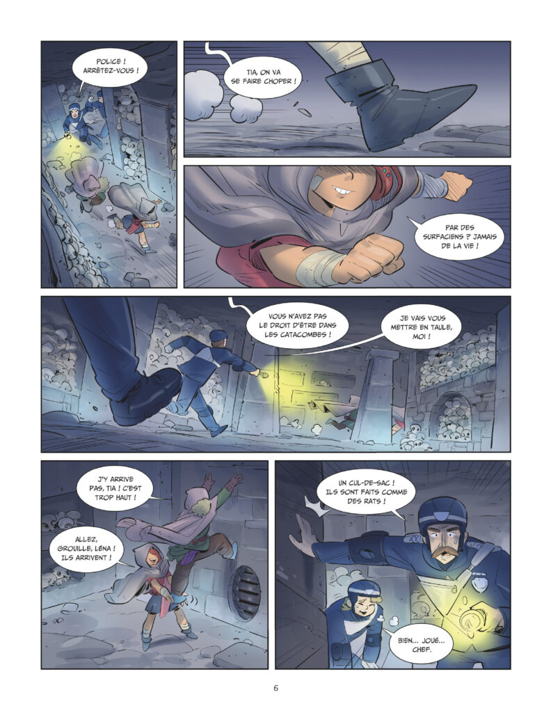 Tia et le monde enfoui Bayard Jeunesse planche 6