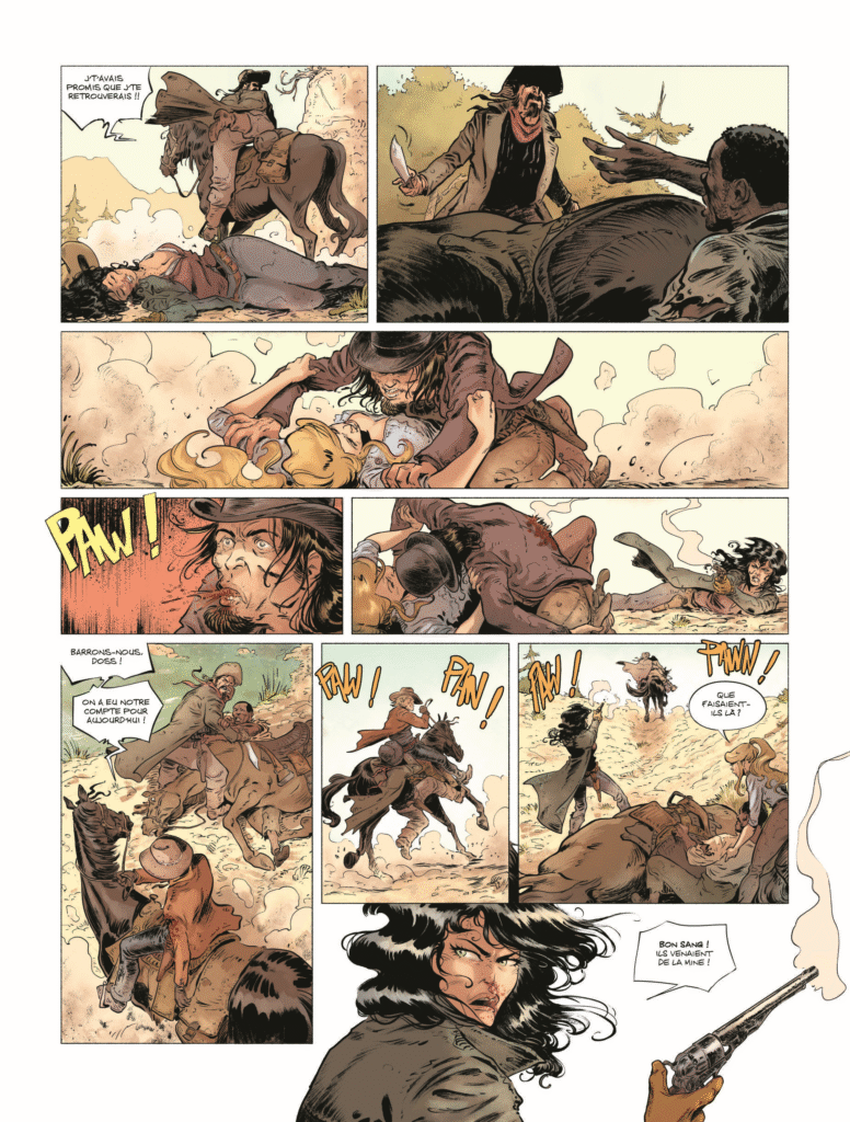 Six troisième partie : Le serment de Gabaldón Dargaud planche