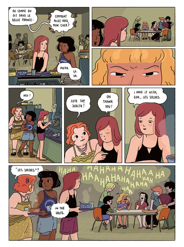 Entre elles Sarbacane planche