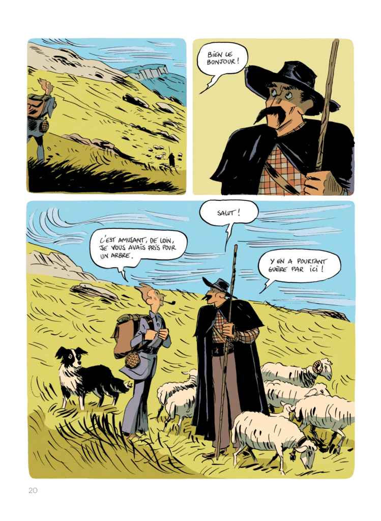 L'homme qui plantait des arbres Gallimard BD planche 20