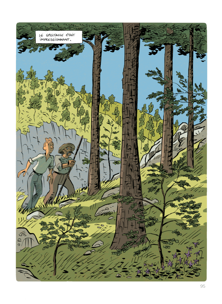 L'homme qui plantait des arbres Gallimard BD planche 95