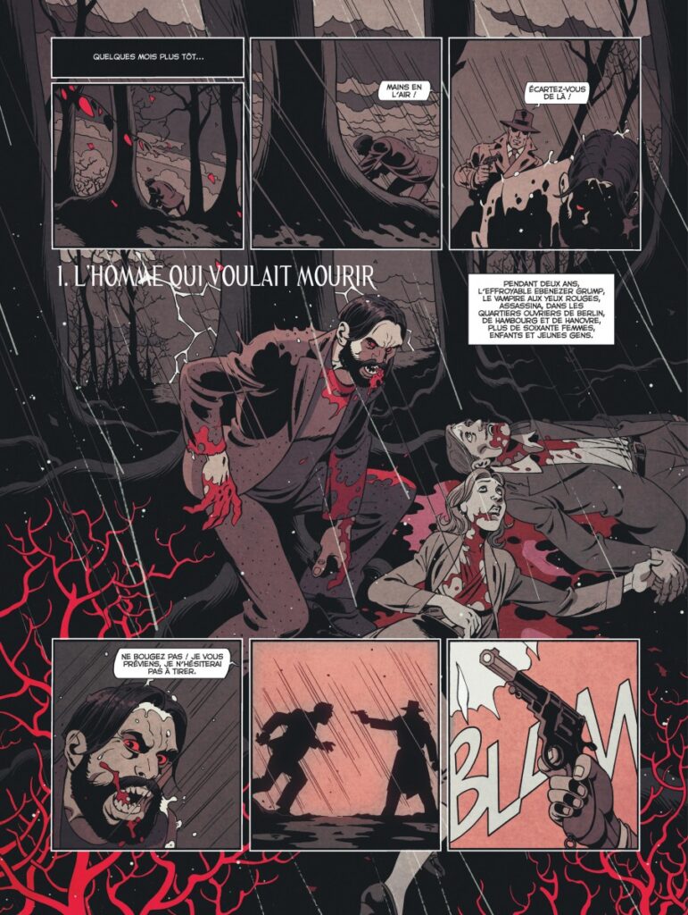 Harry Dickson tome 3 Dupuis planche 3