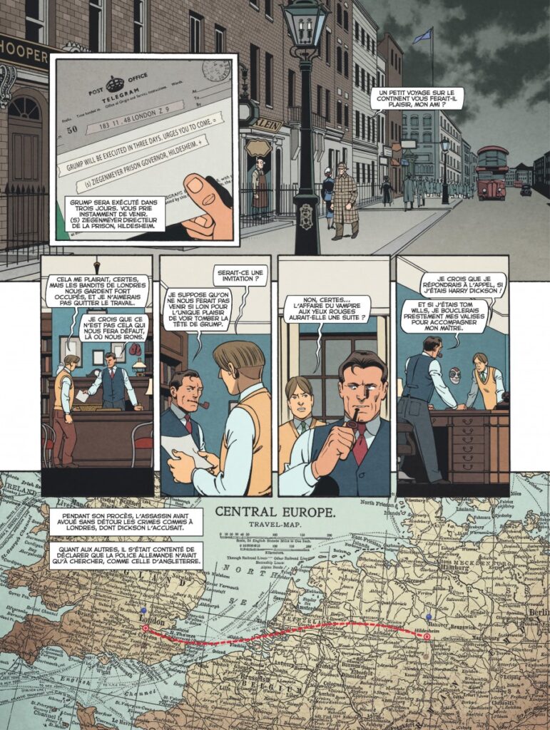 Harry Dickson tome 3 Dupuis planche 5