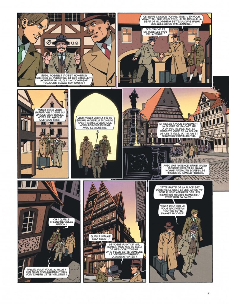 Harry Dickson tome 3 Dupuis planche 7