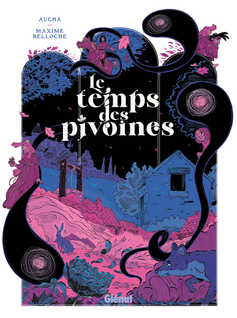 Le temps des pivoines Glénat couverture