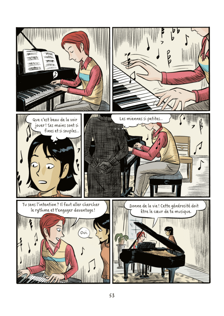 Le piano de Leipzig Gallimard Bande Dessinée 2025 planche 53