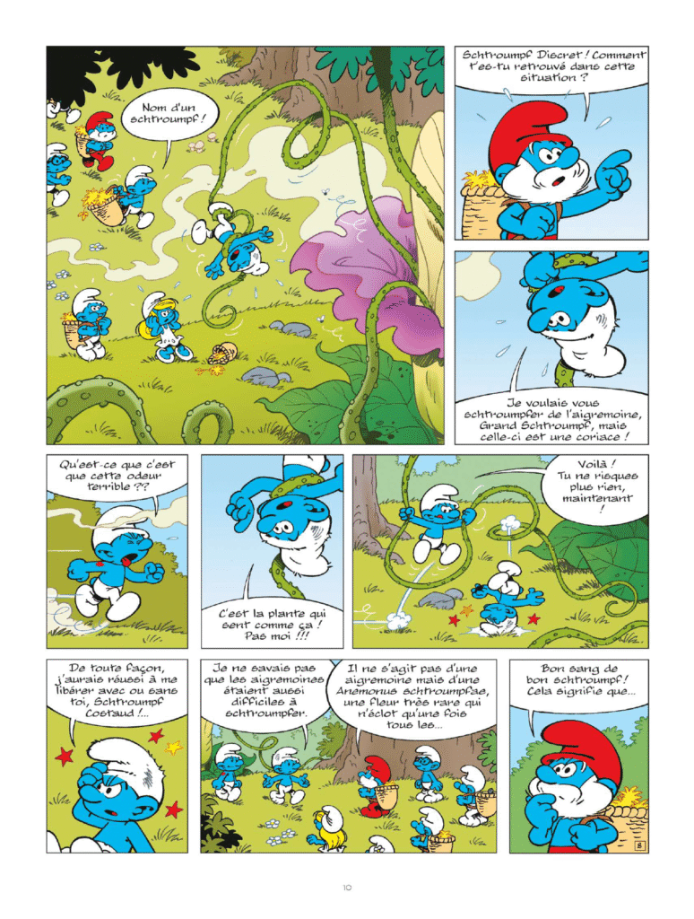 Les Schtroumpfs tome 43 Le Lombard p10