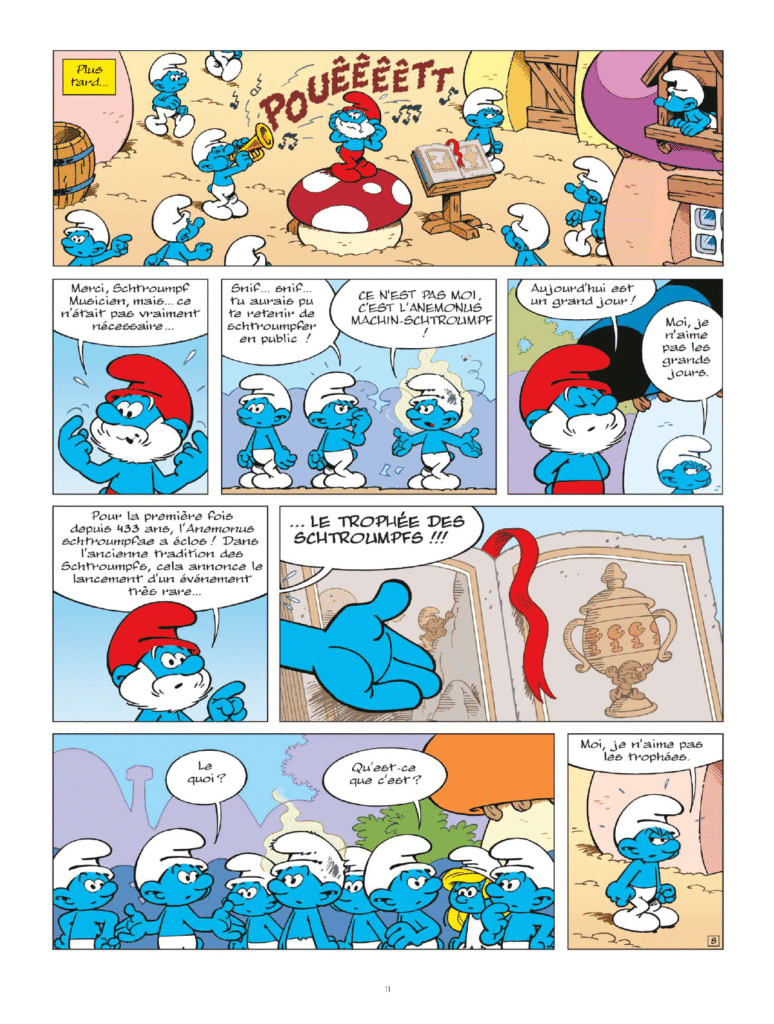 Les Schtroumpfs tome 43 Le Lombard p11