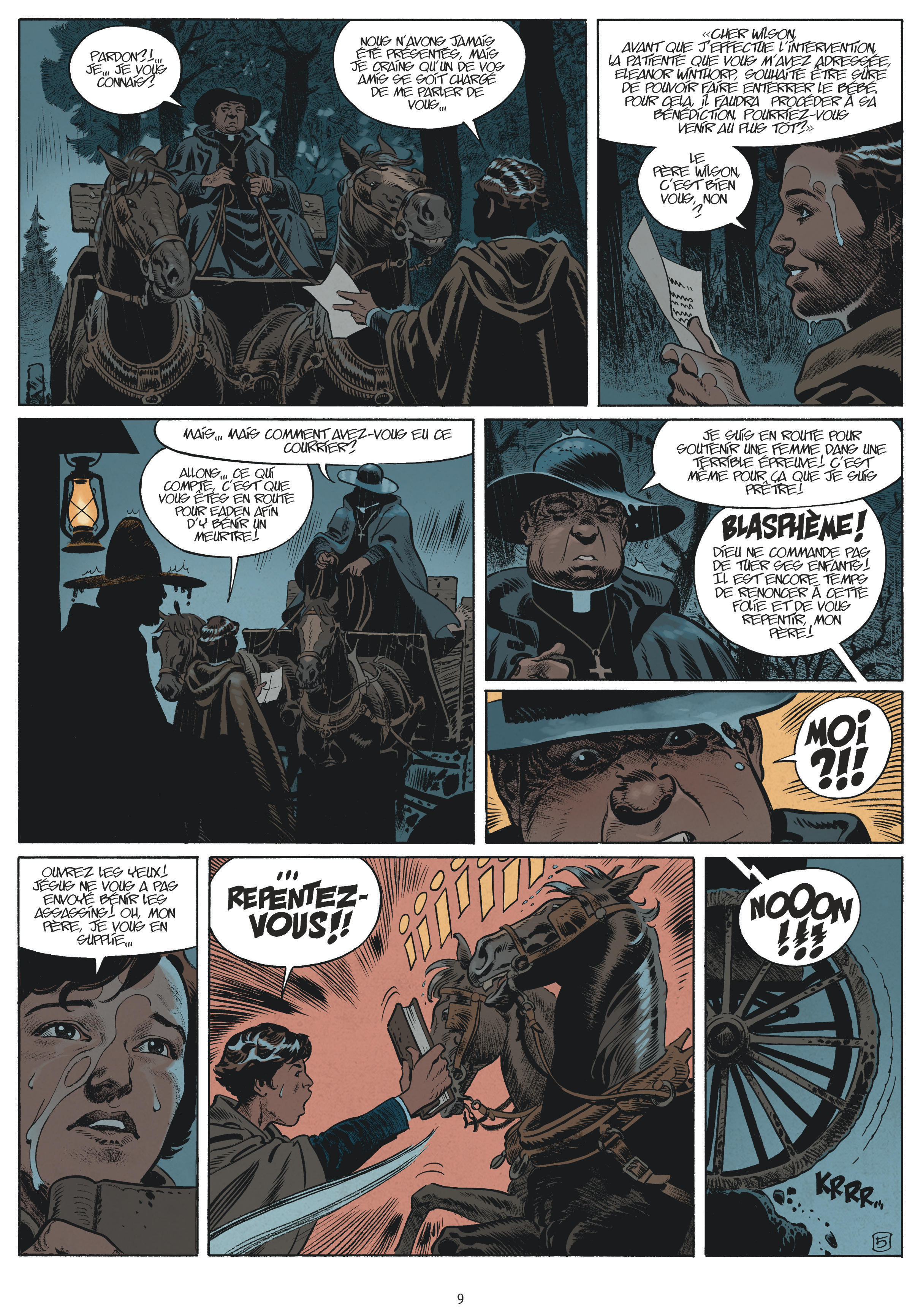 Undertaker tome 7 Dargaud planche 9