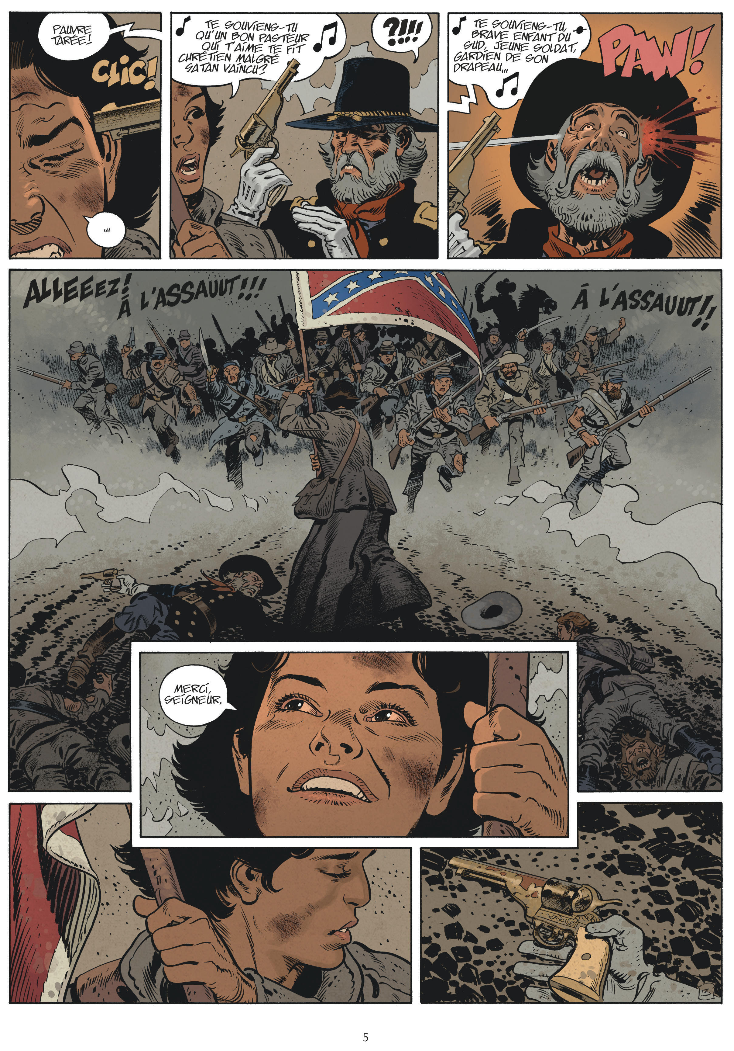Undertaker tome 8 Dargaud planche 5
