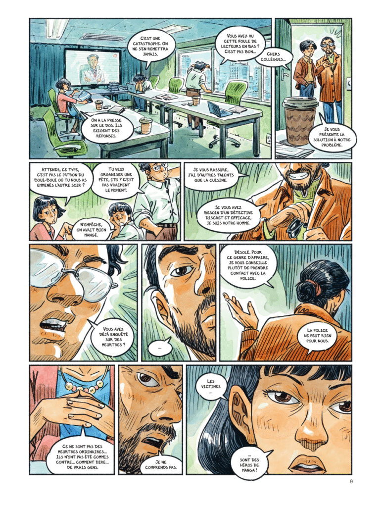 Tokyo Mystery Café tome 2 Dupuis planche