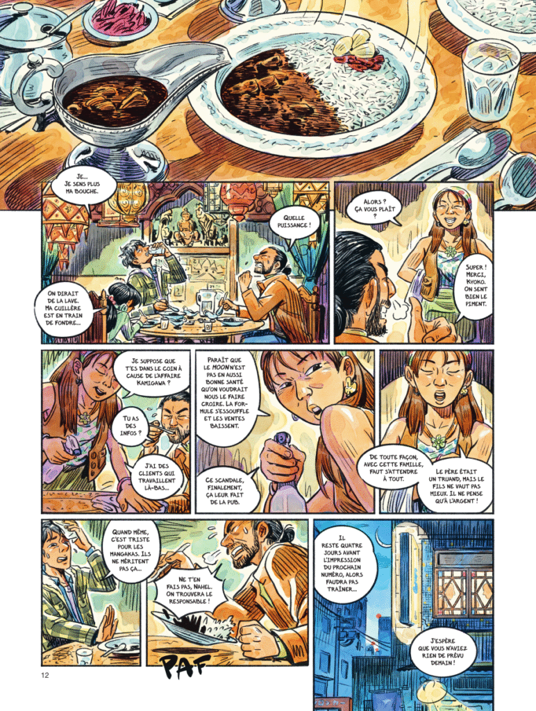 Tokyo Mystery Café tome 2 Dupuis planche