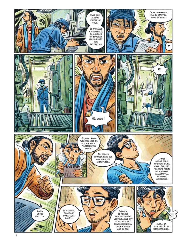 Tokyo Mystery Café tome 2 Dupuis planche