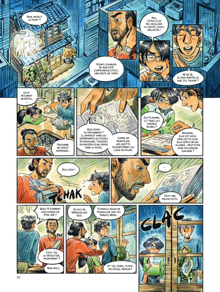 Tokyo Mystery Café tome 2 Dupuis planche