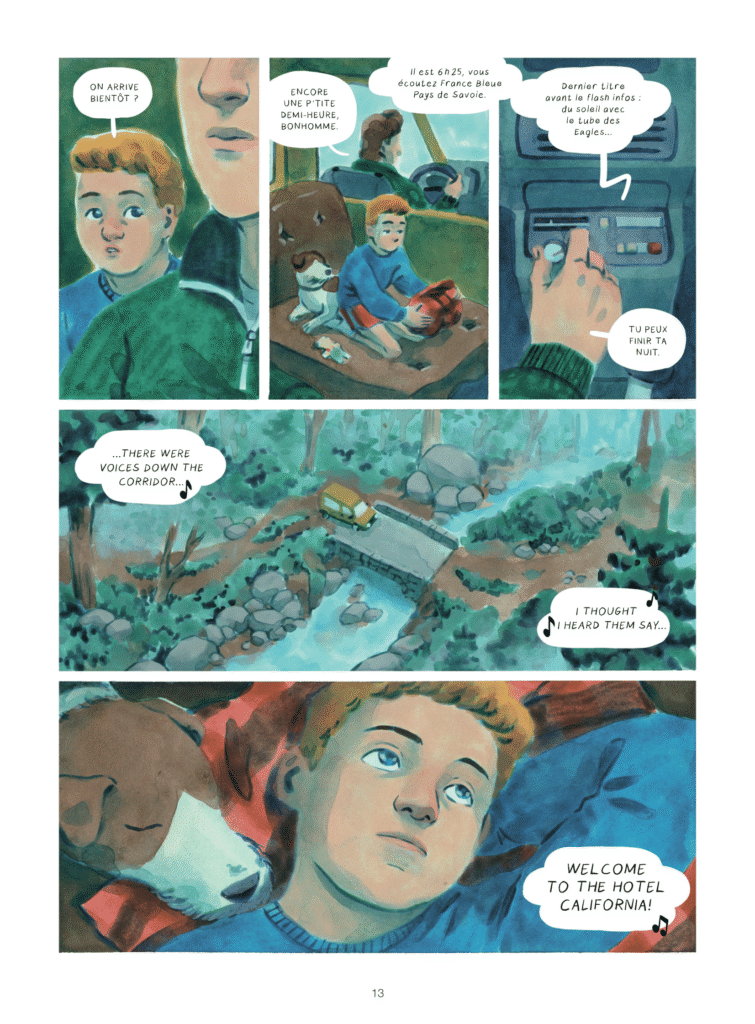 La mise à mort du tétras lyre Glénat planche 13