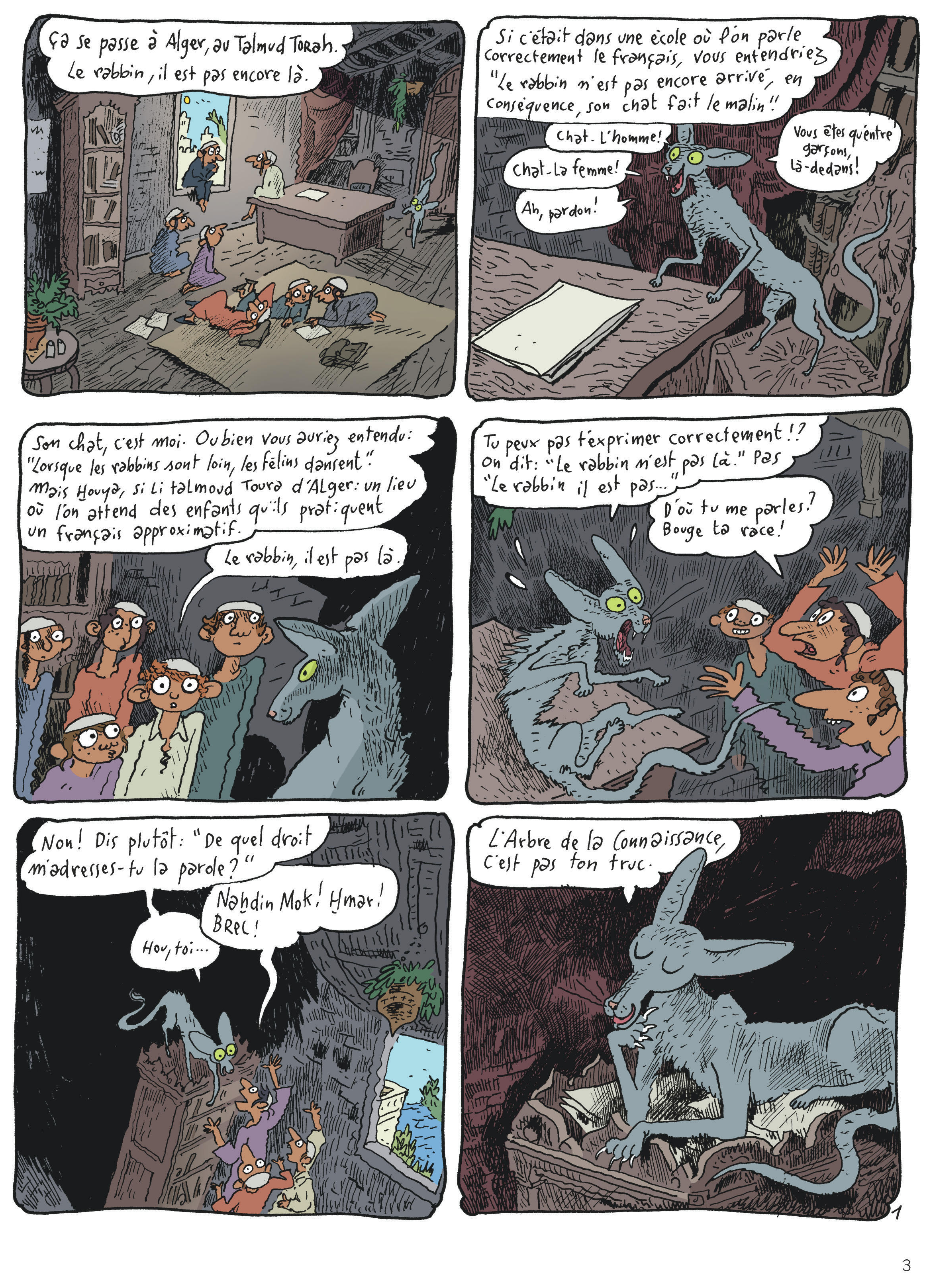 Le chat du rabbin tome 13 Dargaud planche 3