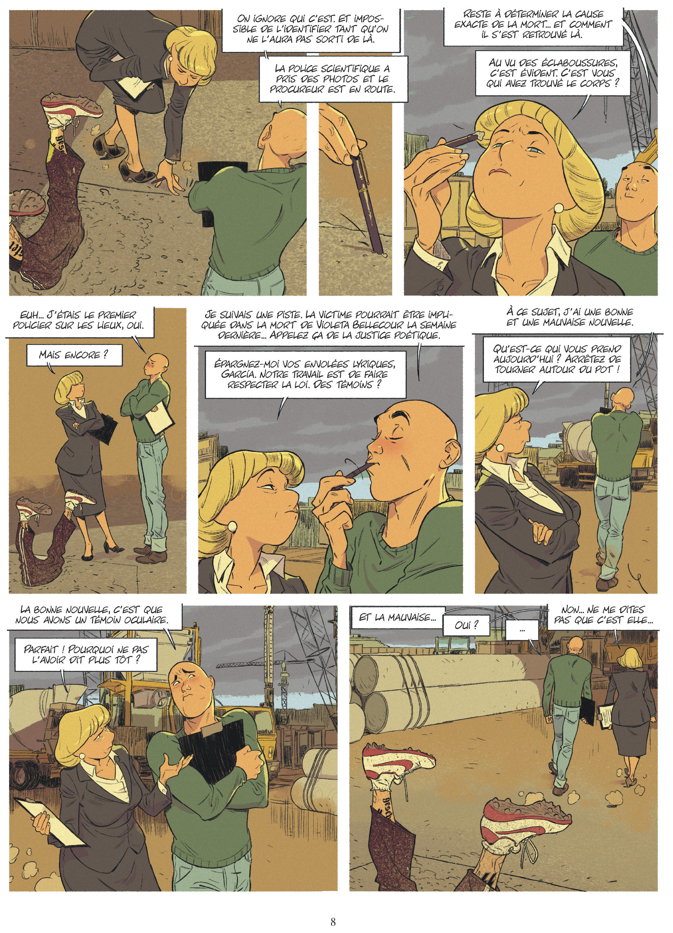 Je suis un ange perdu Dargaud 2025 planche 8