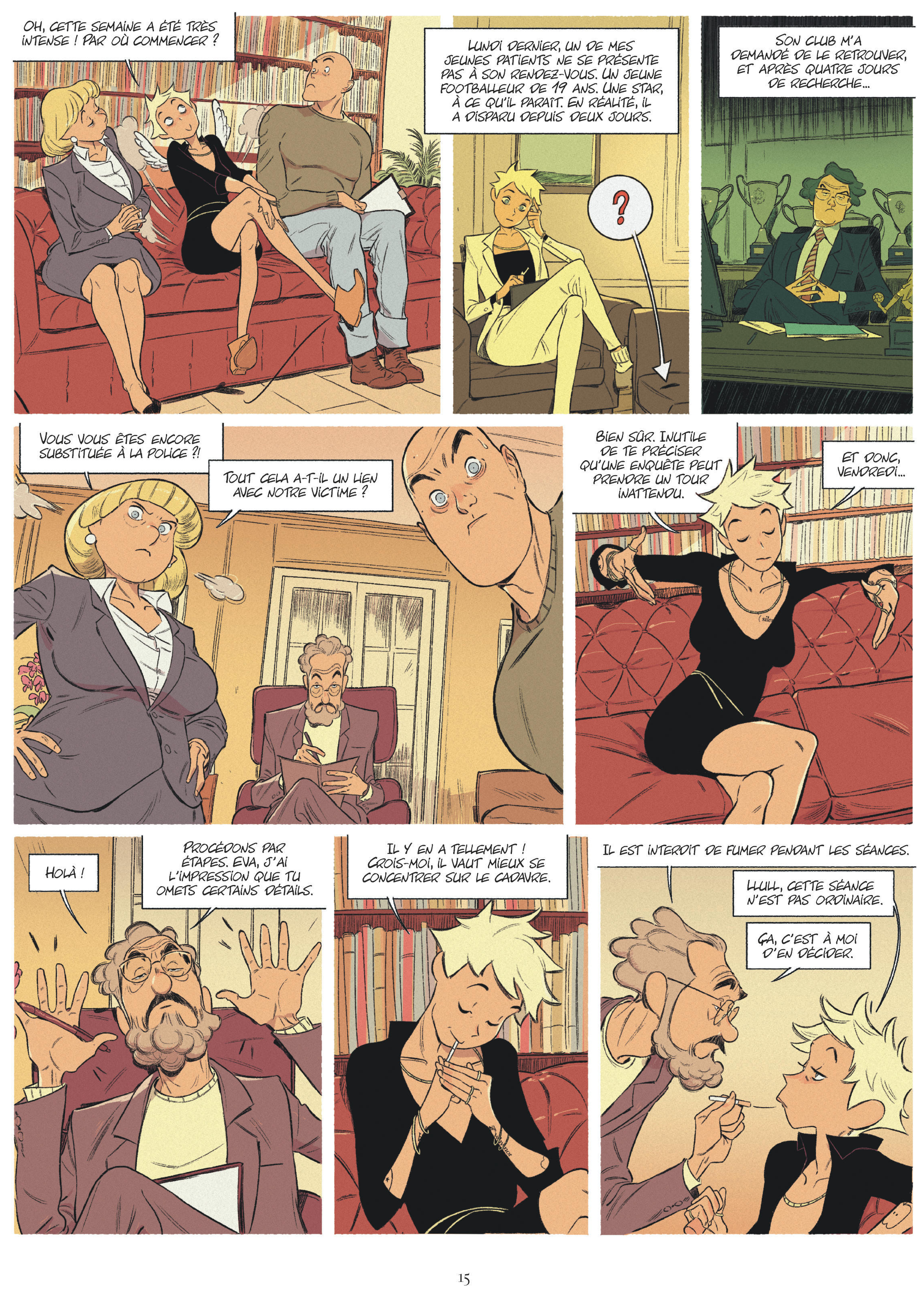 Je suis un ange perdu Dargaud 2025 planche 15