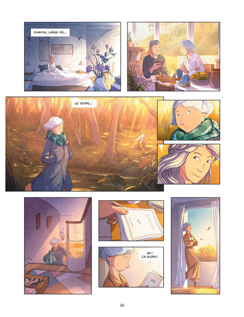 Le jour où elle s'est laissé le temps Bamboo Editions planche 26