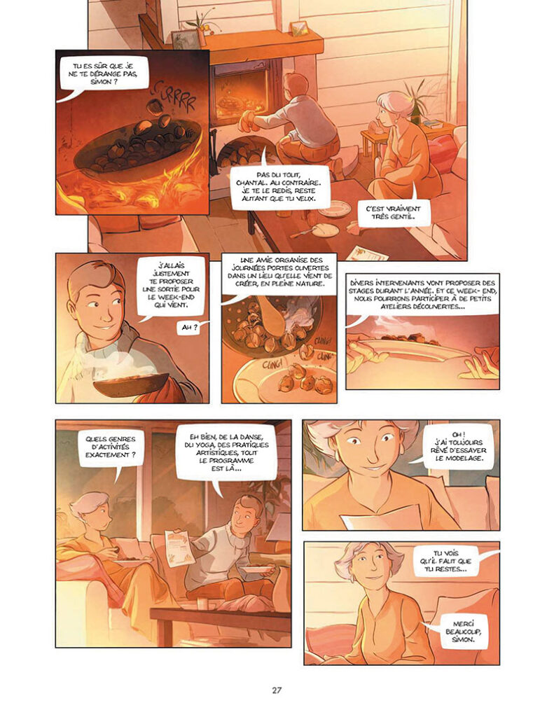 Le jour où elle s'est laissé le temps Bamboo Editions planche 27