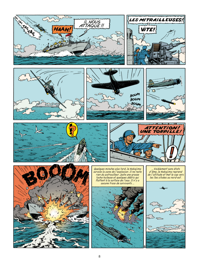 Lefranc tome 36 Casterman planche 8