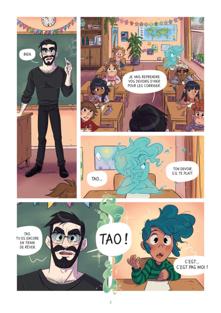 Tao et ses monstres tome 1 Le Lombard planche 3