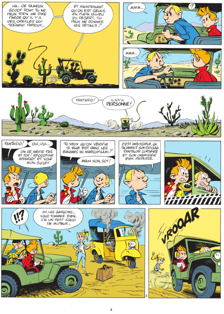 Spirou et Fantasio classique Le Trésor de San Inferno Dupuis planche 4