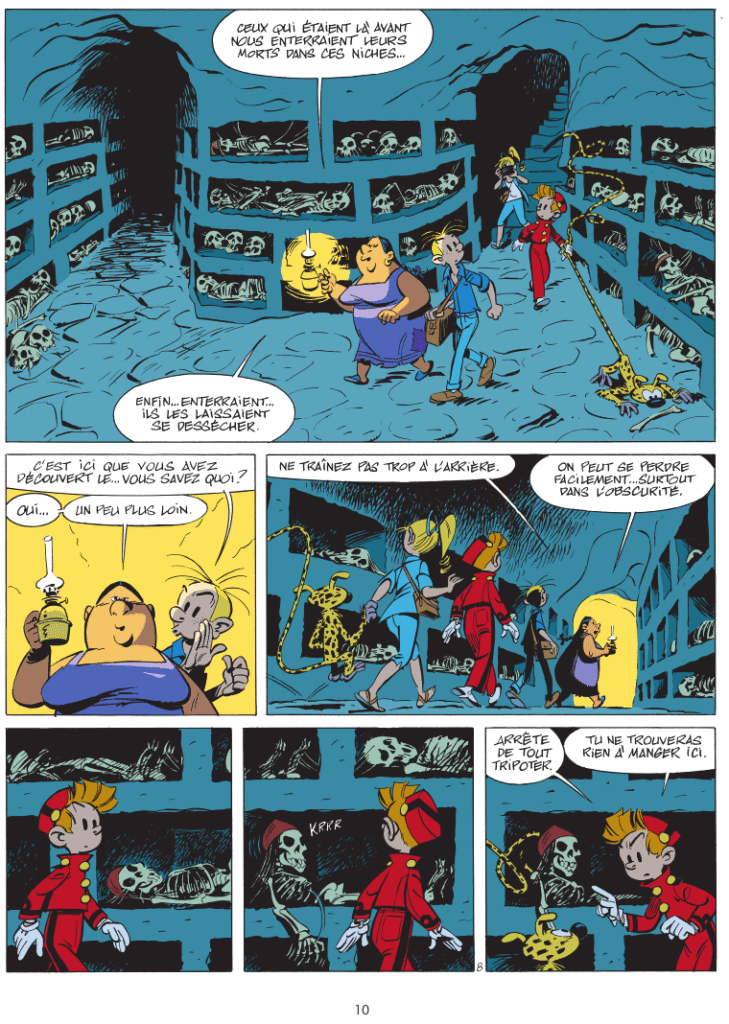 Spirou et Fantasio classique Le Trésor de San Inferno Dupuis planche 10