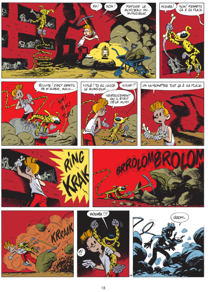 Spirou et Fantasio classique Le Trésor de San Inferno Dupuis planche 18