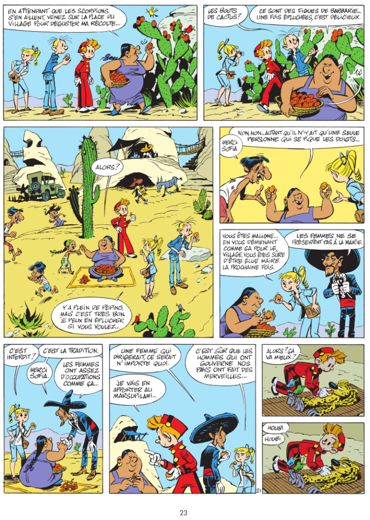 Spirou et Fantasio classique Le Trésor de San Inferno Dupuis planche 23