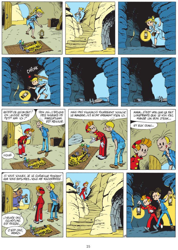 Spirou et Fantasio classique Le Trésor de San Inferno Dupuis planche 25