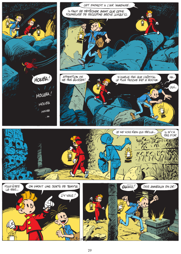 Spirou et Fantasio classique Le Trésor de San Inferno Dupuis planche 29