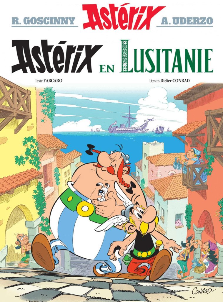 Astérix en Lusitanie Albert René, Hachette couverture