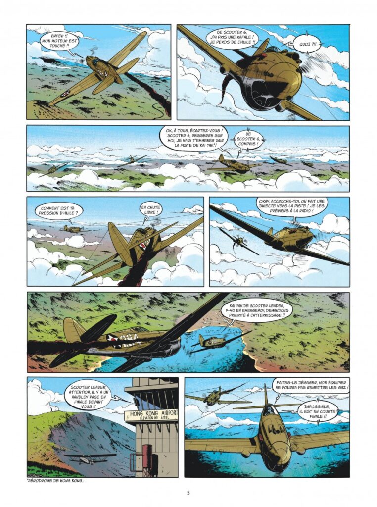 Buck Danny Origines tome 4 Sonny Tuckson 2/2 Lettres à Jo Dupuis planche 5